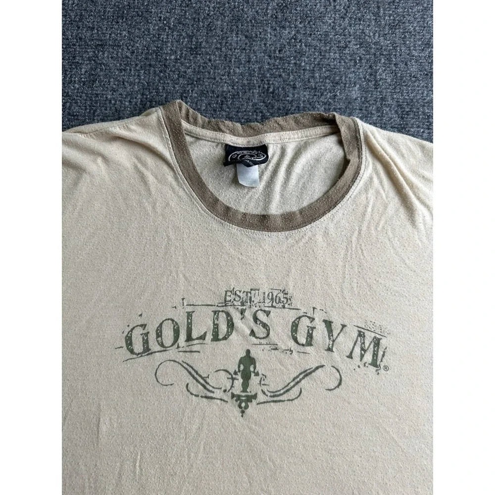 Golds Gym mens gold